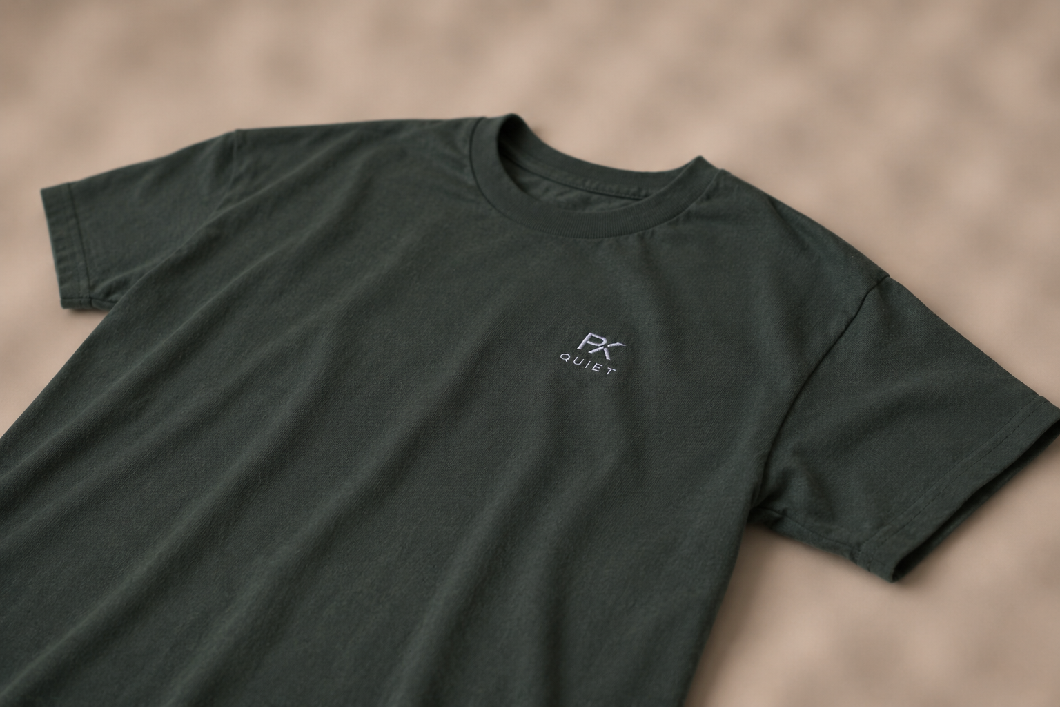 QUIET Tee - Bone